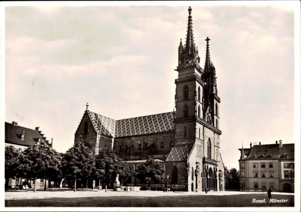 Basel. Münster Vorderseite