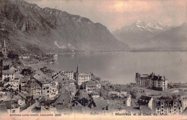 Montreux et la Dent du Midi Vorderseite