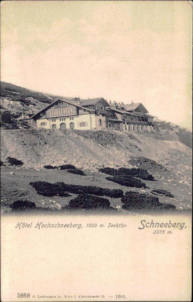 Schneeberg  Vorderseite