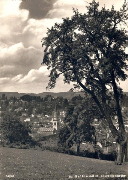 St. Gallen, St. Laurenzen. 1948 Vorderseite