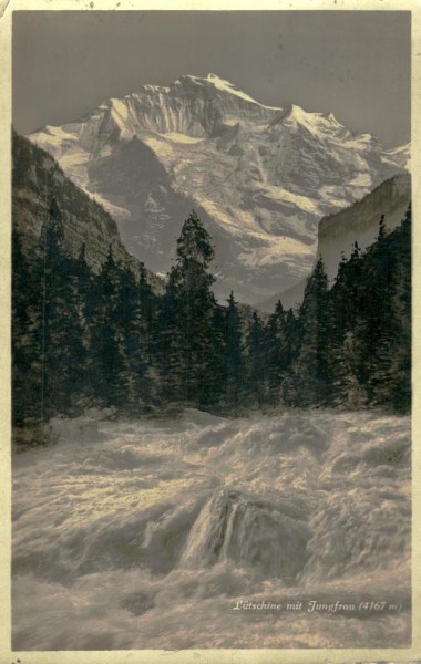 Lütschine mit Jungfrau Vorderseite