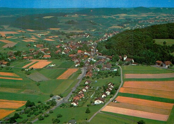Flaach ZH - Flugaufnahmen Vorderseite