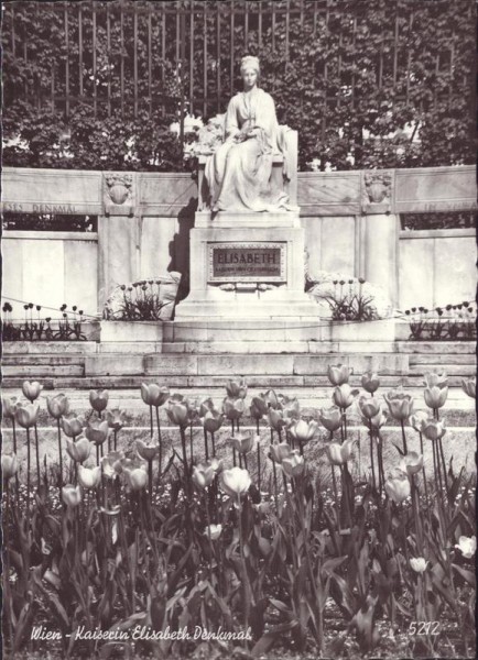 Wien, Kaiserin Elisabeth Denkmal Vorderseite