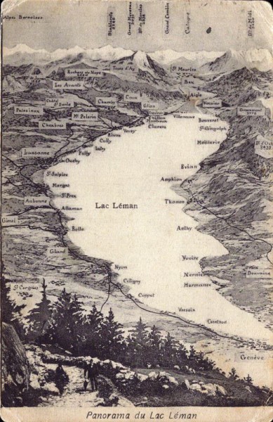 Panorama du Lac Léman