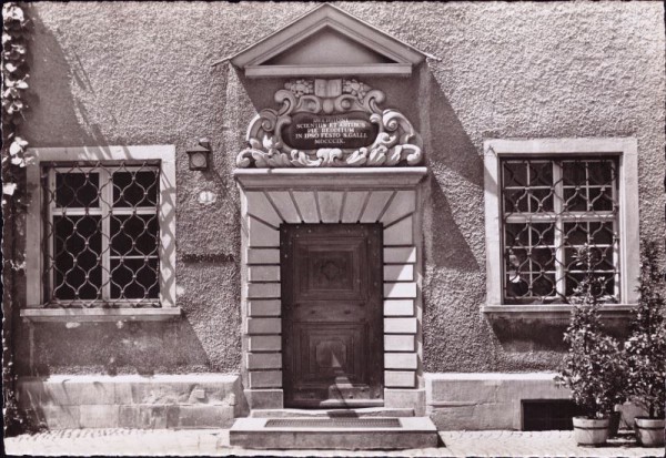St.Gallen Eingang zur Stiftsbibliothek