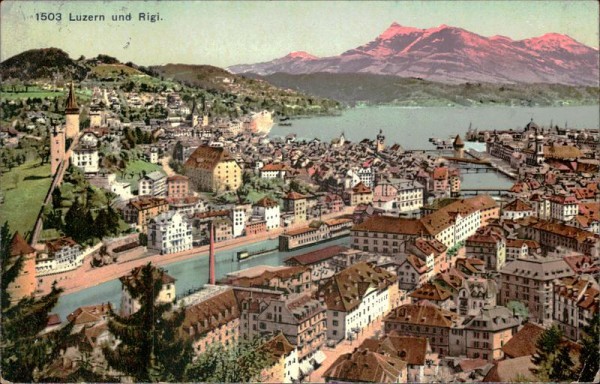 Luzern und Rigi. Vorderseite