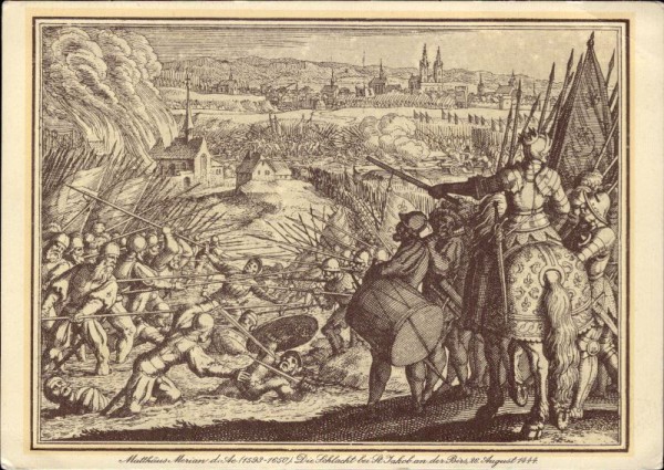Mathäus Merian, die Schlacht bei St.Jakob an der Birs