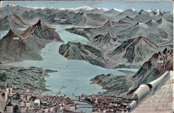 Vierwaldstättersee - Luzern Vorderseite