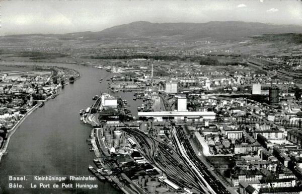 Basel, Kleinhüninger Rheinhafen Vorderseite