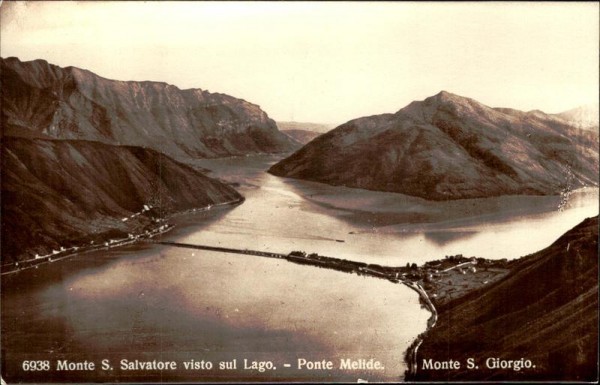 Monte San Salvatore (912 m) Vorderseite