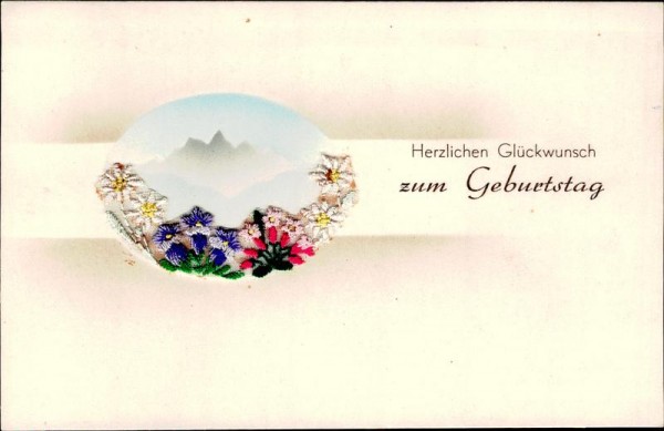 Herzlichen Glückwunsch zum Geburtstag Vorderseite