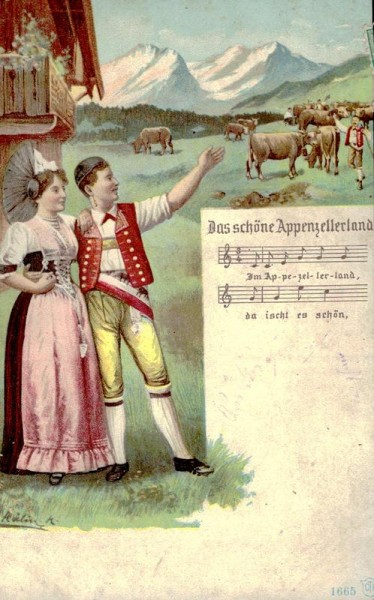 Das schöne Appenzellerland Vorderseite