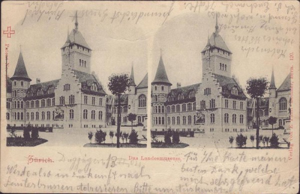 Das Landesmuseum, Zürich Vorderseite