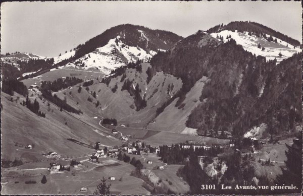 Les Avants, vue générale.