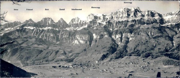 Churfirsten Vorderseite