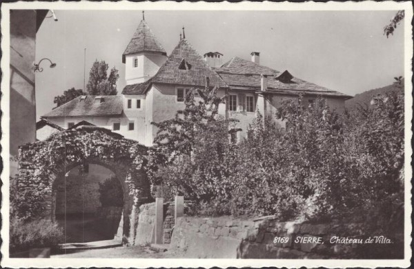 Sierre/Château de Villa Vorderseite