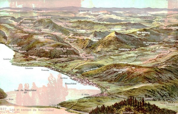 Lac et canton de Neuchatel Vorderseite
