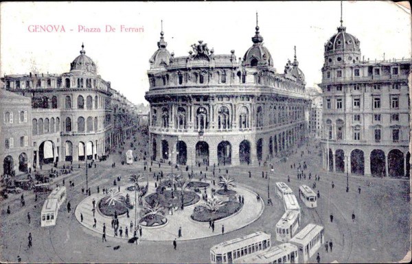 Genova - Piazza De Ferrari Vorderseite