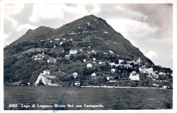 Lago di Lugano, Monte Brè con Castagnola Vorderseite