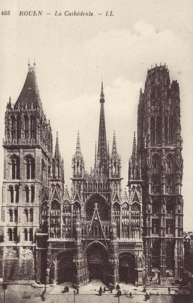 Kathedrale von Rouen Vorderseite