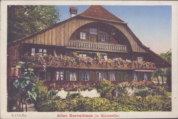 Krinde, altes Bernerhaus Vorderseite