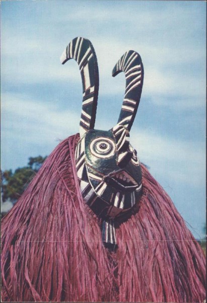 Vevey 1969, African Masks Vorderseite