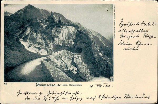 Grimselpass Vorderseite