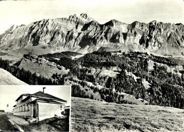 Blick zum Säntis, Gasthaus Hochalp ob Urnäsch Vorderseite