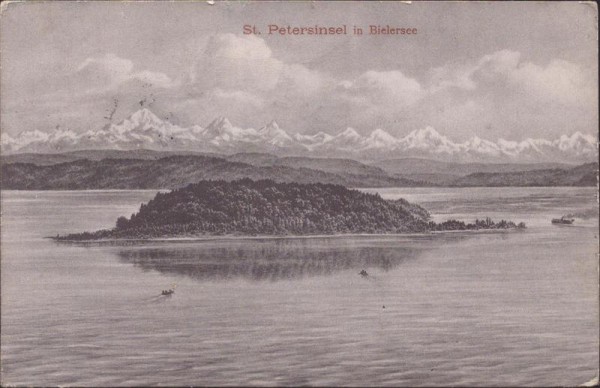 St. Petersinsel in Bielersee Vorderseite