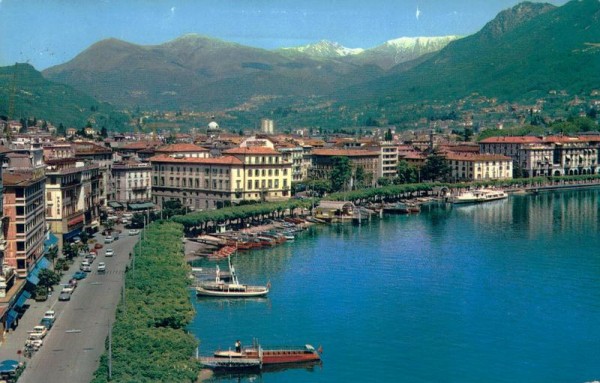 Lugano. Panorama del centro Vorderseite