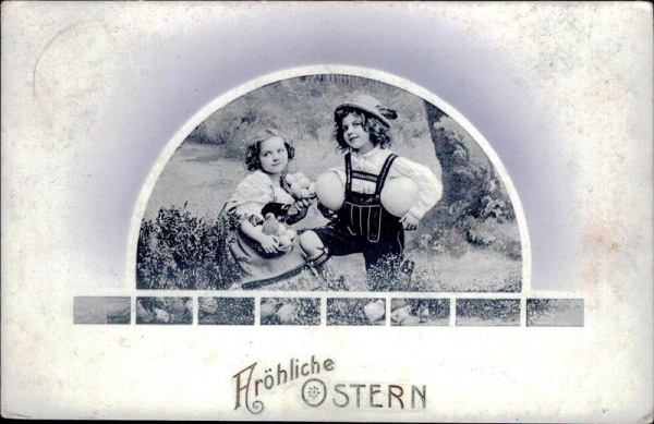 Fröhliche Ostern Vorderseite