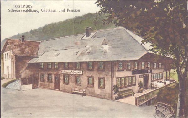 Todtmoos, Schwarzwaldhaus, Gasthaus und Pension