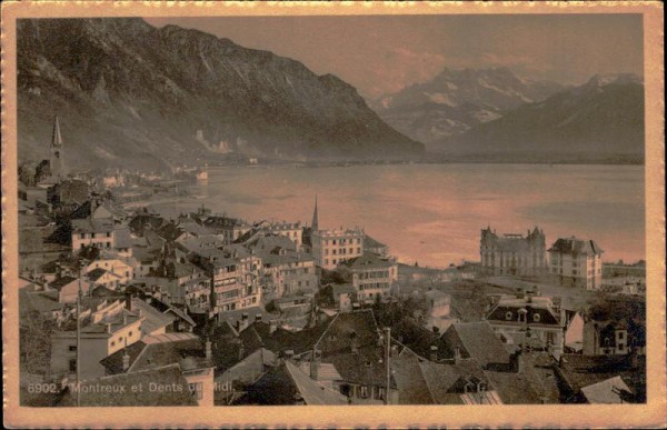 Montreux et Dents du Midi Vorderseite
