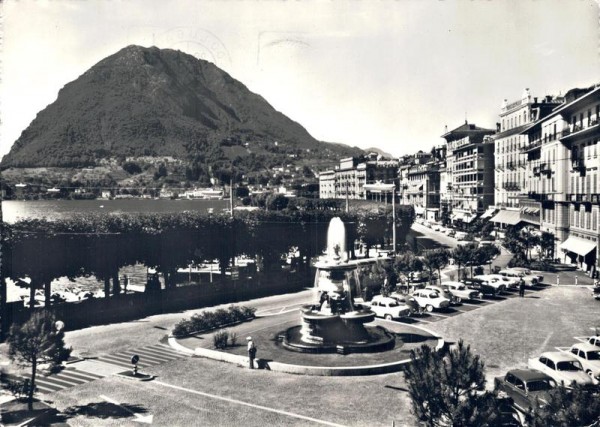Lugano, Fontana Bossi e monte S.Salvatore Vorderseite