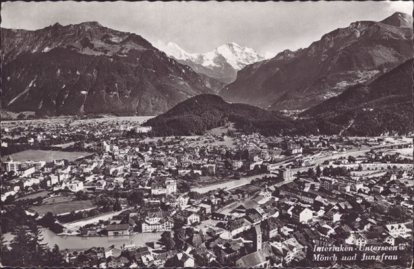 Interlaken - Unterseen Mönch und Jungfrau
