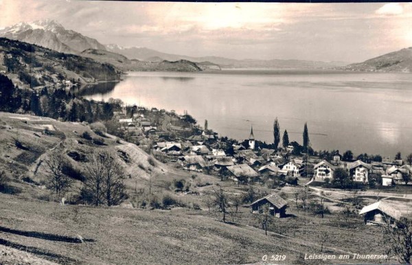 Leissigen am Thunersee. 1940 Vorderseite