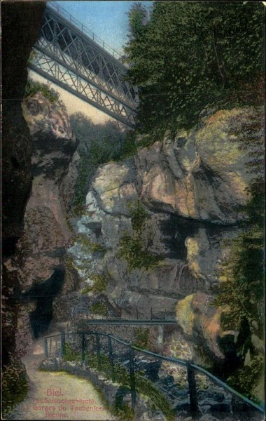 Biel/Taubenlochschlucht Vorderseite