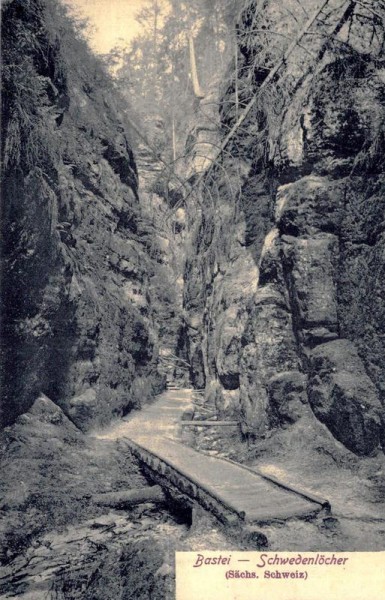 Bastei - Schwedenlöcher Vorderseite