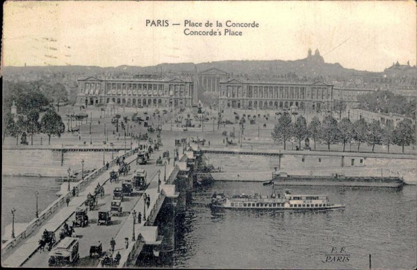Paris - Place de la Concorde Concorde's Place Vorderseite
