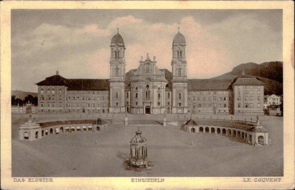 Einsiedeln/Das Kloster Vorderseite