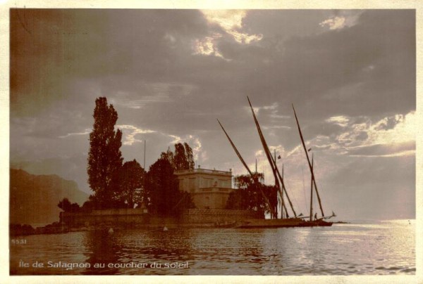 Île de Salagnon au coucher du soleil Vorderseite