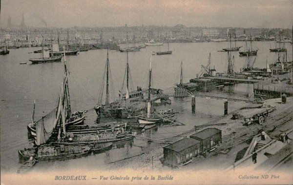 Bordeaux-cvue Générale prise de la Bastide Vorderseite