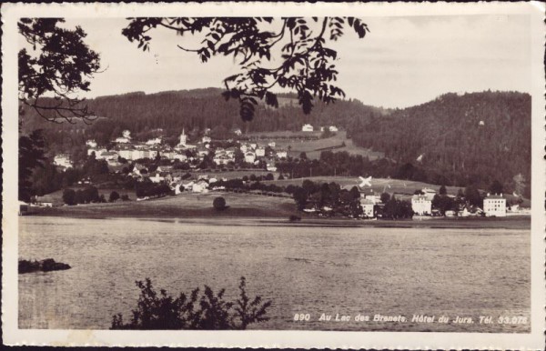 Au Lac des Brenets. Hôtel du Jura