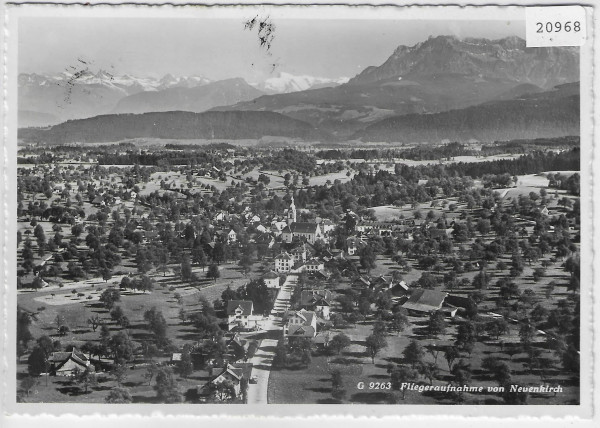 Fliegeraufnahme Neuenkirch Flugaufnahme