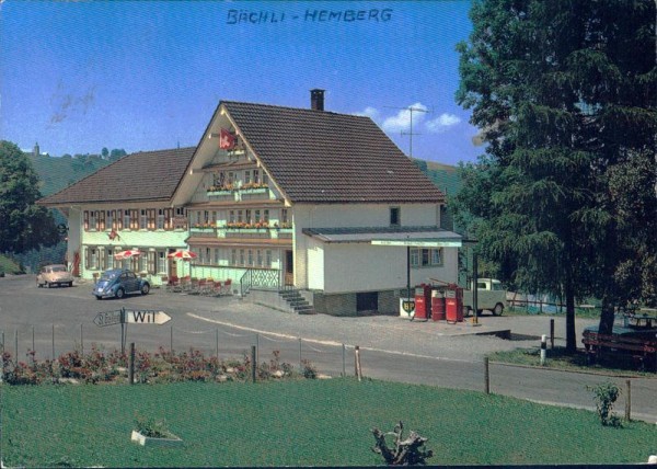 Bächli, Hemberg, Gasthaus Rössli Vorderseite