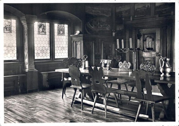 Johannitermusem Bubikon. Conventsaal. 1945 Vorderseite