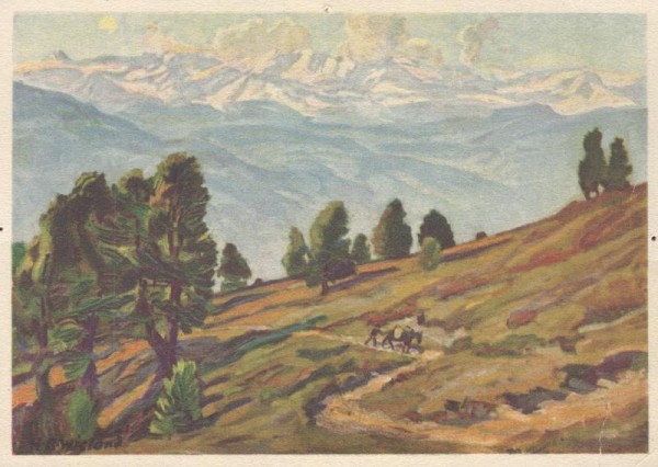 H.-B. Wieland, Ein Sommertag (Wallis) Vorderseite