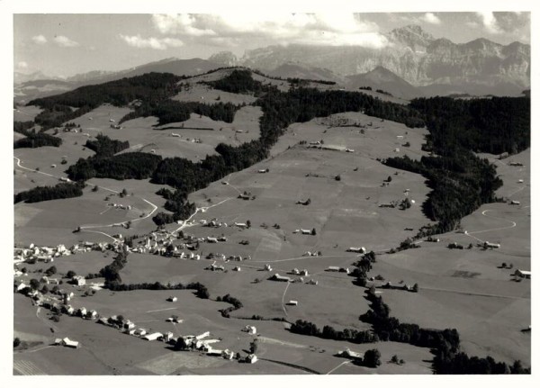 9105 St. Peterzell - 9105 Schönengrund / Hintergrund: Säntis Vorderseite