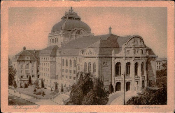 Freiburg im Breisgau/Stadttheater Vorderseite
