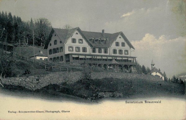 Sanatorium Braunwald Vorderseite